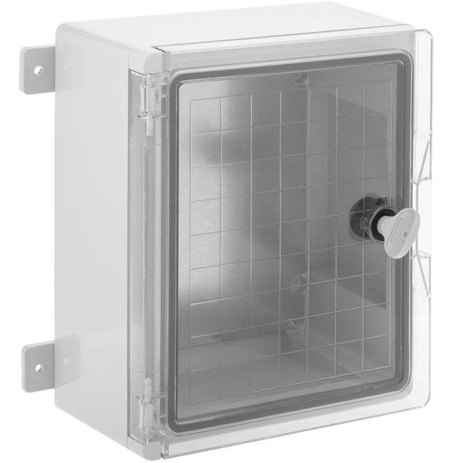 Scatola Di Distribuzione Plastica Per Interruttori 9-12 Vie - Montaggio A Parete, Bianco/Blu - Foto 11