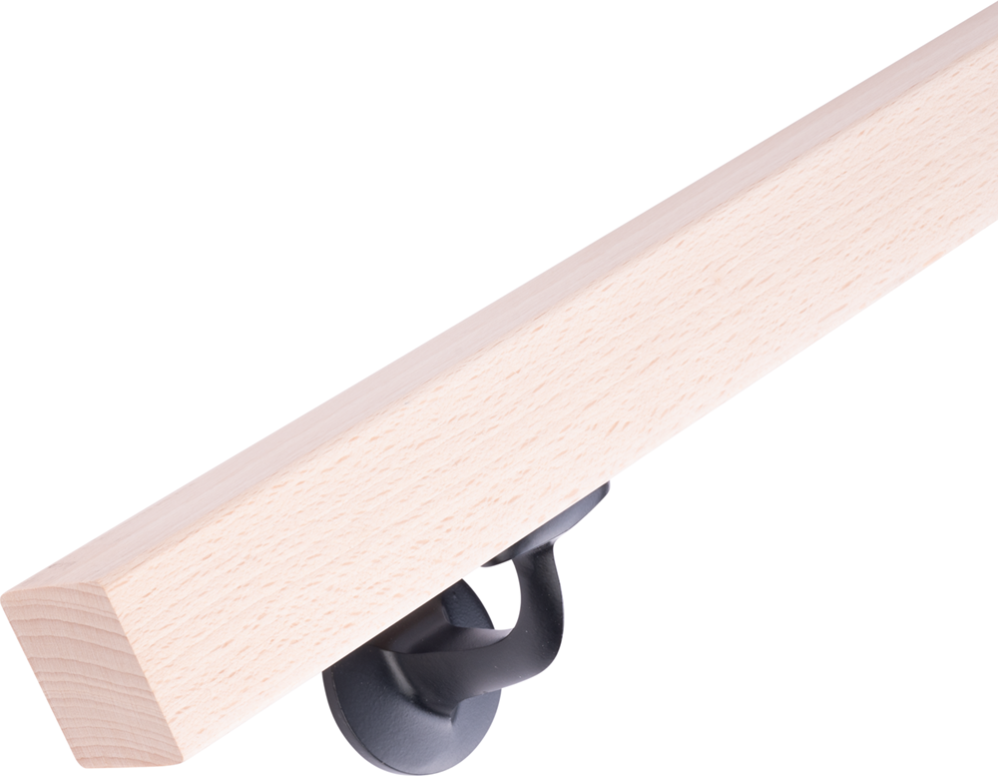 HandyStairs Ringhiera Per Scale In Legno - Ringhiera Quadrata 40 X 40 Mm Faggio 390 Cm 84883100