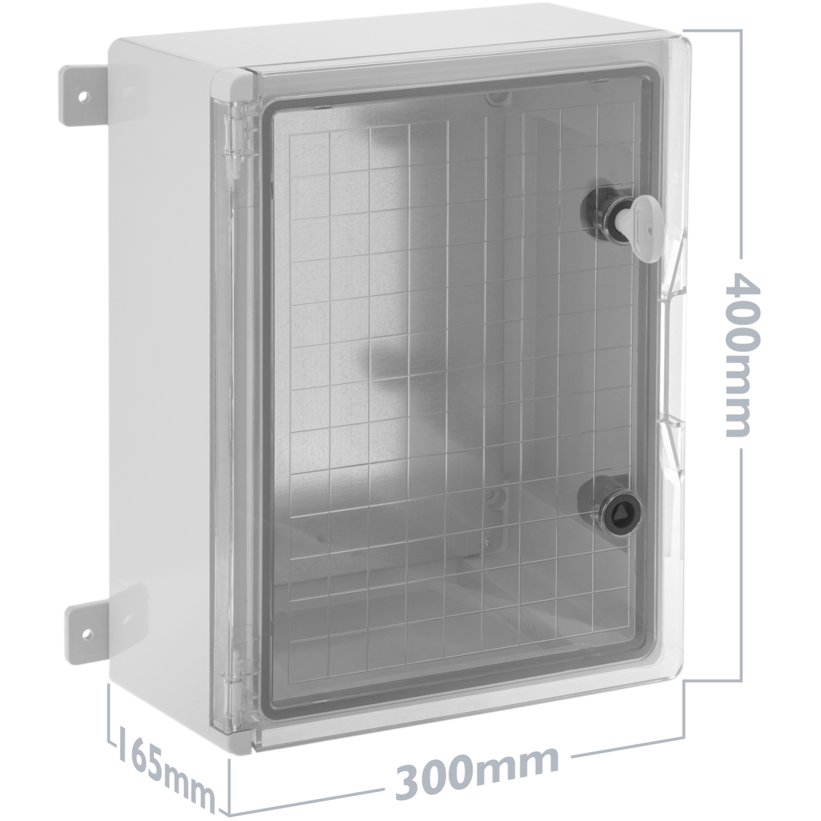 Scatola Elettrica Da Incasso Con Coperchio Trasparente – 5-8 Moduli Per Interruttori Automatici - 3
