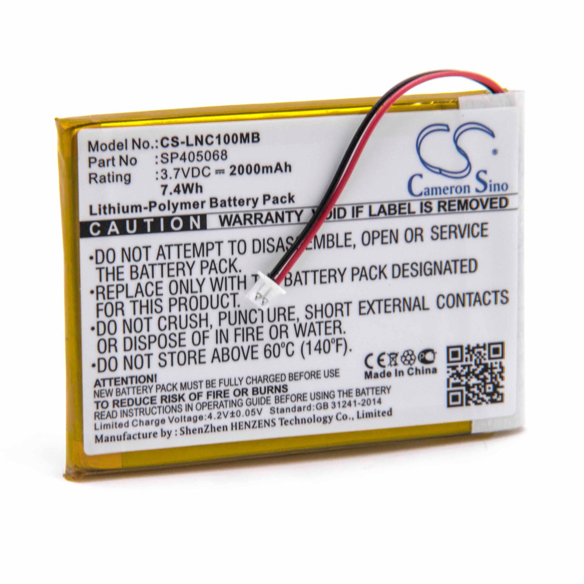 Batterie Replacement Vhbw Pour Philips SN-S150 Babyphone | 1100mAh Li-ion 3,7V | Autonomie Prolongée