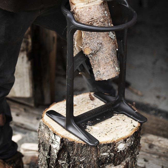 Kit Fendeuse de Bûches avec Masse - Fendeur de bois d'allumage 22x43cm -  Kindling Cracker King