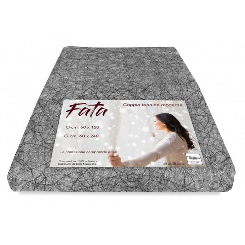 Coppia Tendine Farfalle Beige Tex Family - 60x150cm, Semitrasparenti, 100% Poliestere - Foto 10