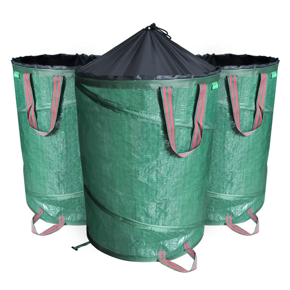 Lot de 3 sacs de déchets 300L en PP 150g/m² autoportants - Linxor