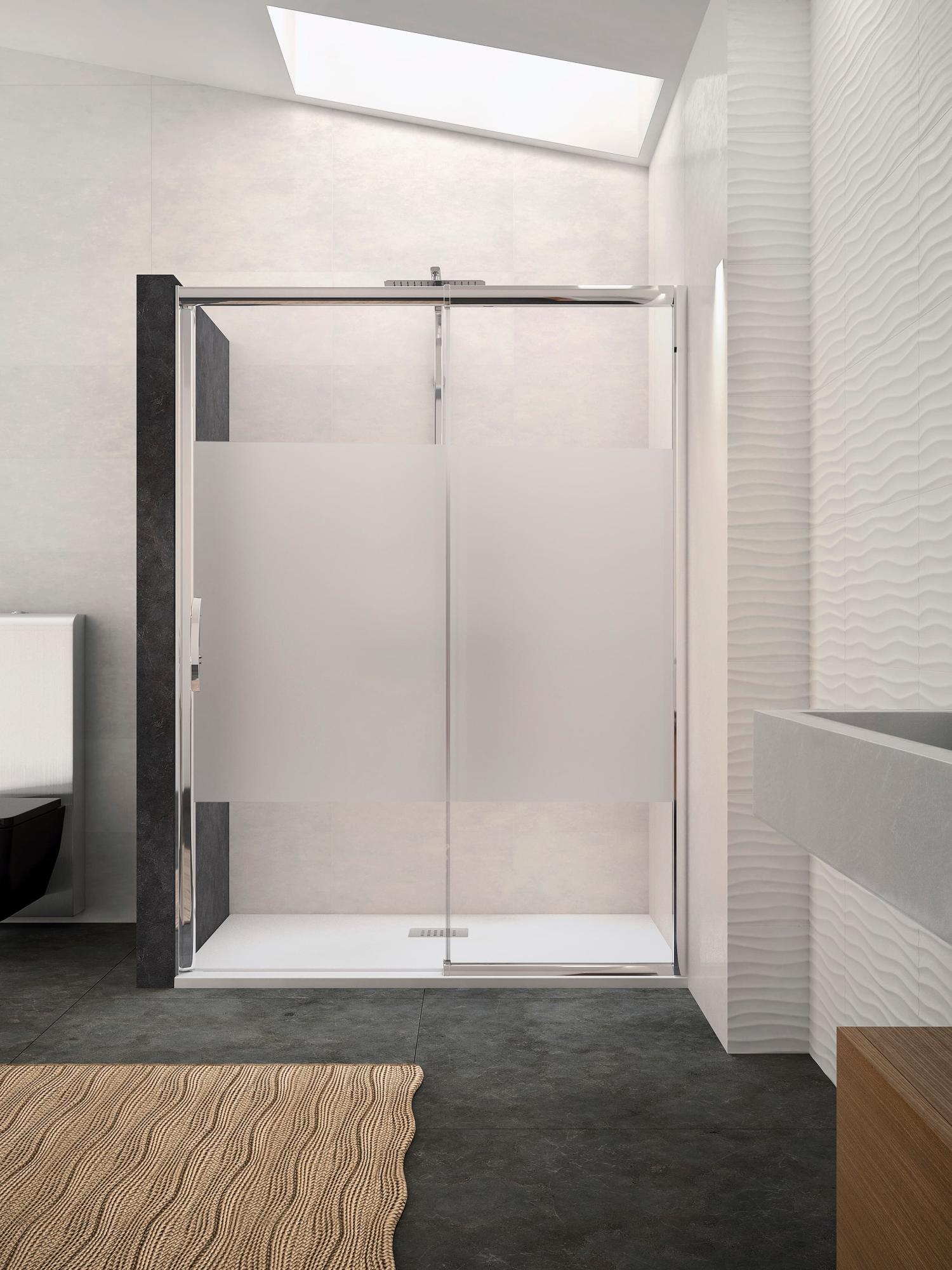 Paroi de douche MACAO Classic porte coulissante sans seuil normes