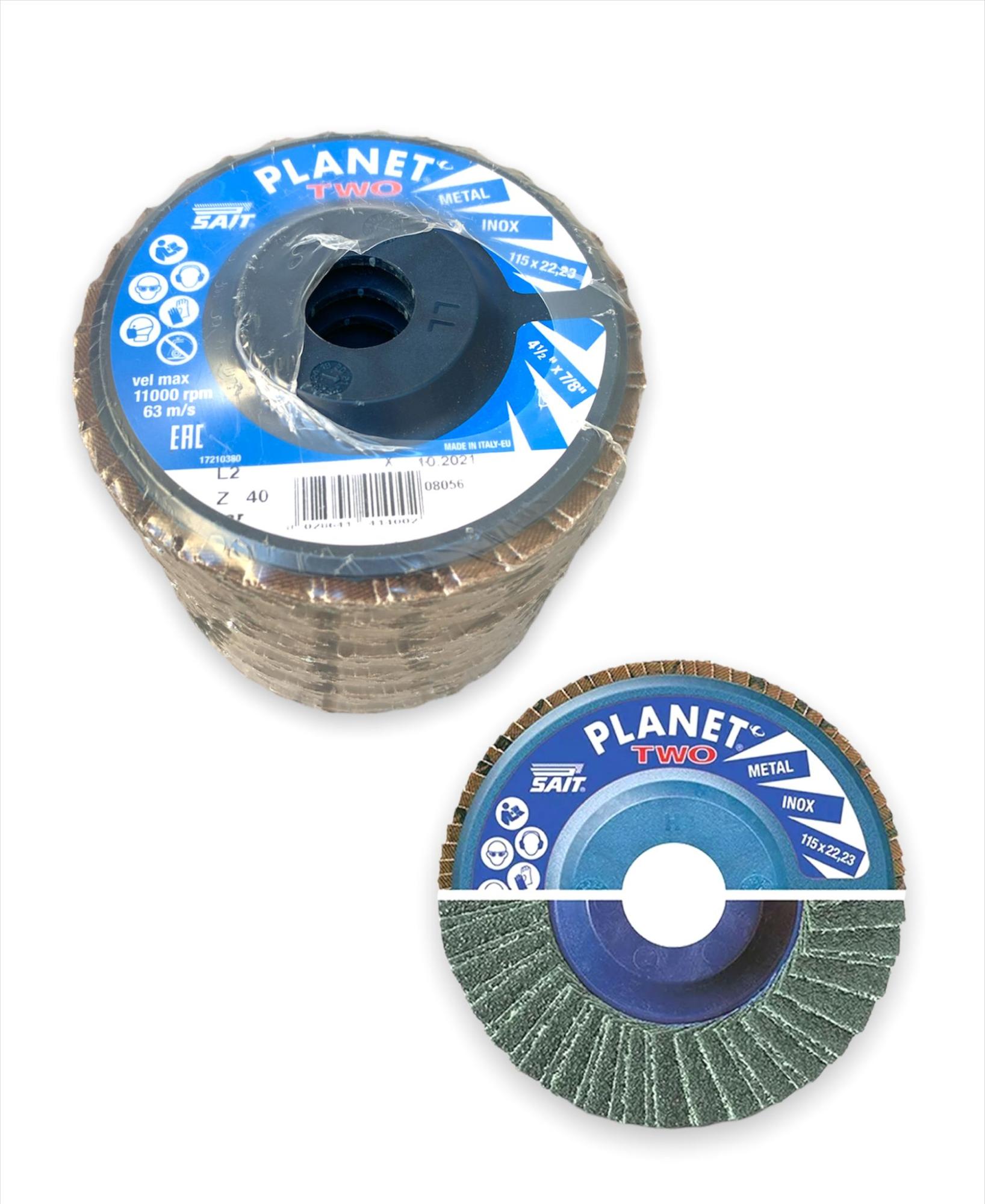 10 Dischi Lamellari HYCHIKA 115mm - Grana 120, Per Smerigliatrice Angolare, Metallo E Legno - Foto 5