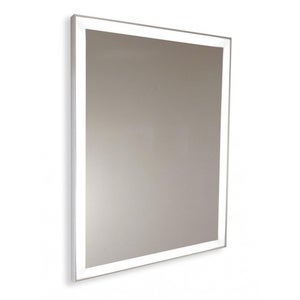 Specchio su misura con cornice a filo in pvc pvc-100x40