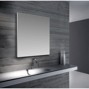 Specchio su misura con cornice a filo in pvc pvc-70x70