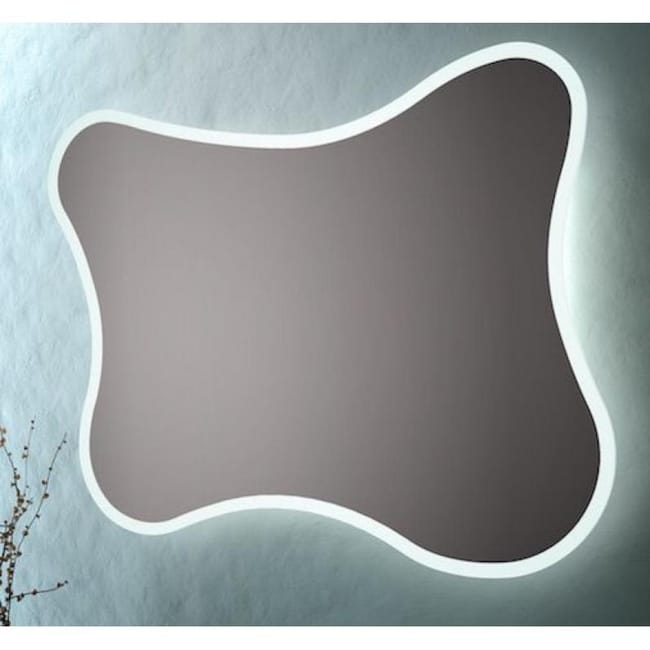 Specchio Con Illuminazione Integrata Bagno Ovale L 120 X H 80 Cm SENSEA | FAVI.it