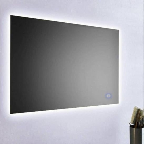 Specchio Da Bagno A LED Quadrato Frontale EQUAL 120x80 - CRISTALED - Foto 12