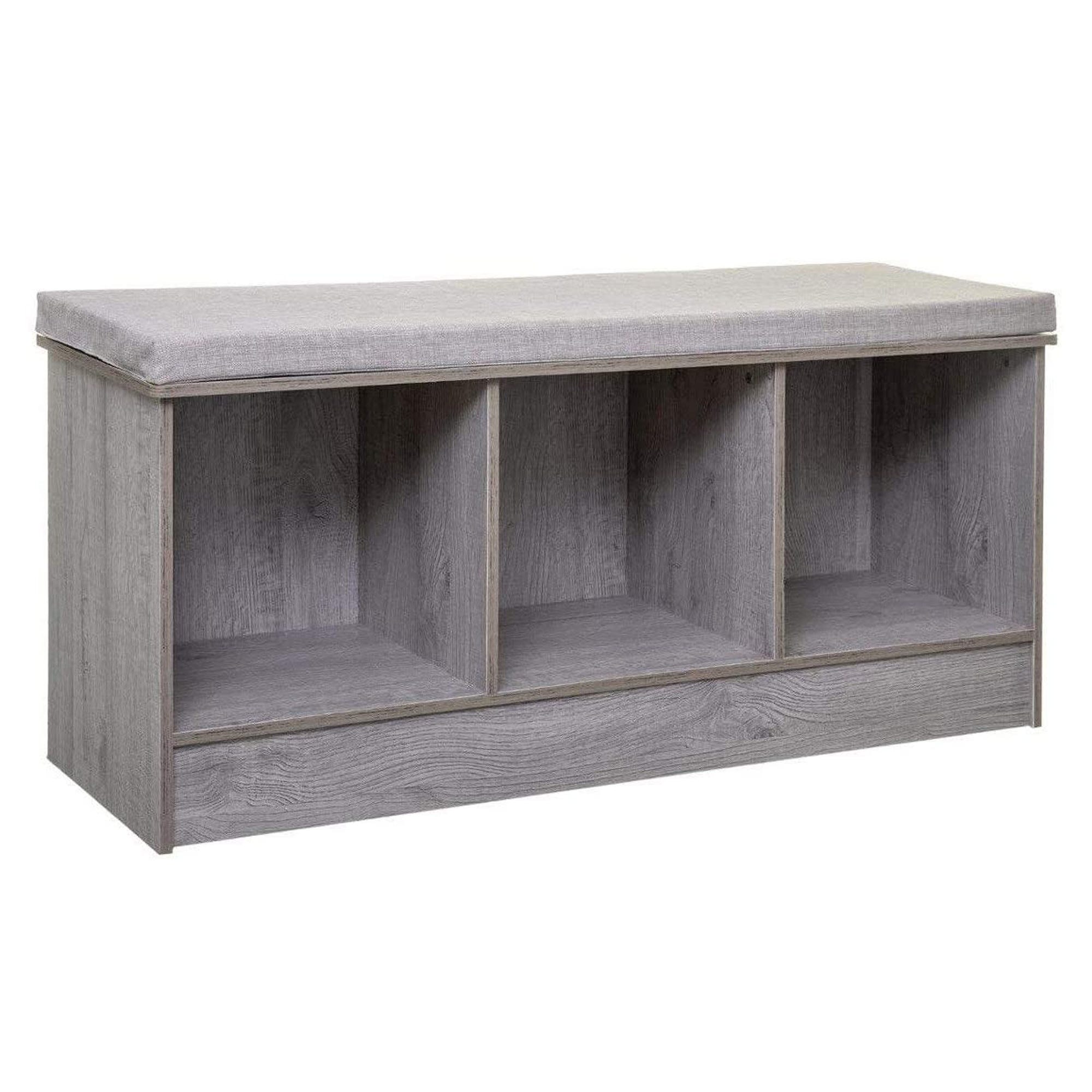 Banco trabajo reforzado madera + armario (gris)