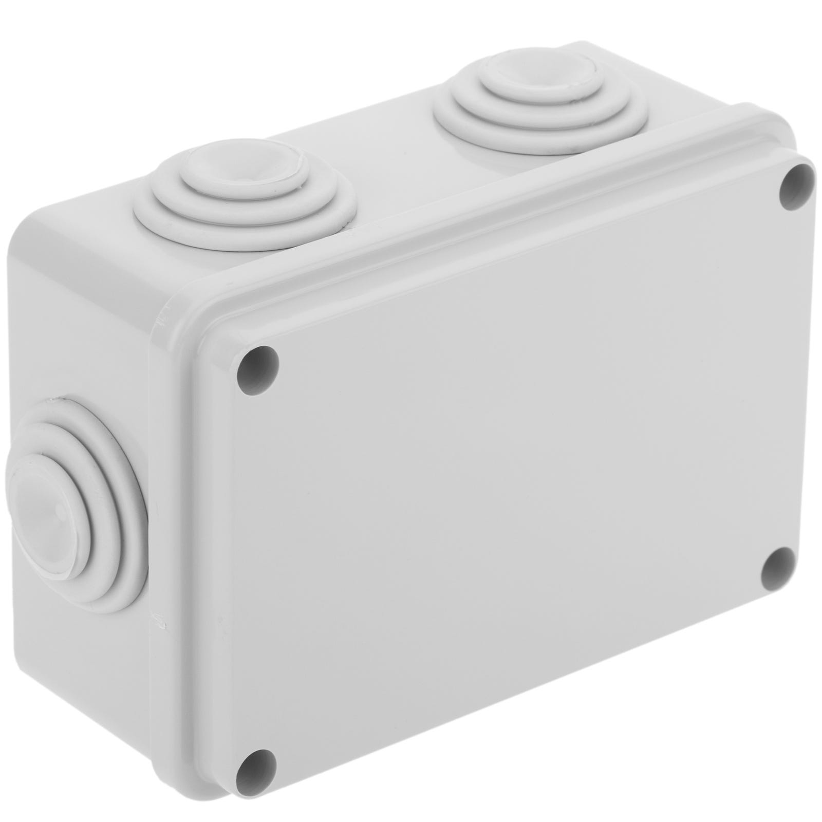 Boitier Electrique Etanche Exterieur Leroy Merlin Boîtier étanche à surface rectangulaire IP54 80x120x50mm | Leroy Merlin