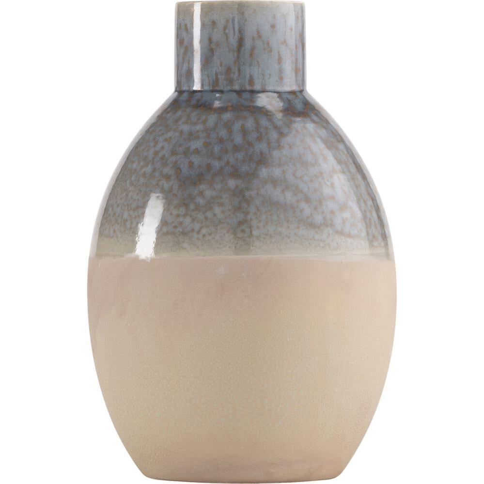 Vase Faïence Bleu APT ALINEA Diam. 23 x H33,5 cm Leroy Merlin