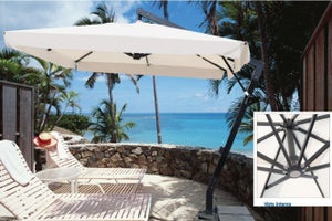 Manche De Rechange Pour Parasol De Terrasse - Tige En Acier, 8,3 Cm, Compatible Avec La Plupart Des Parasols Extérieurs