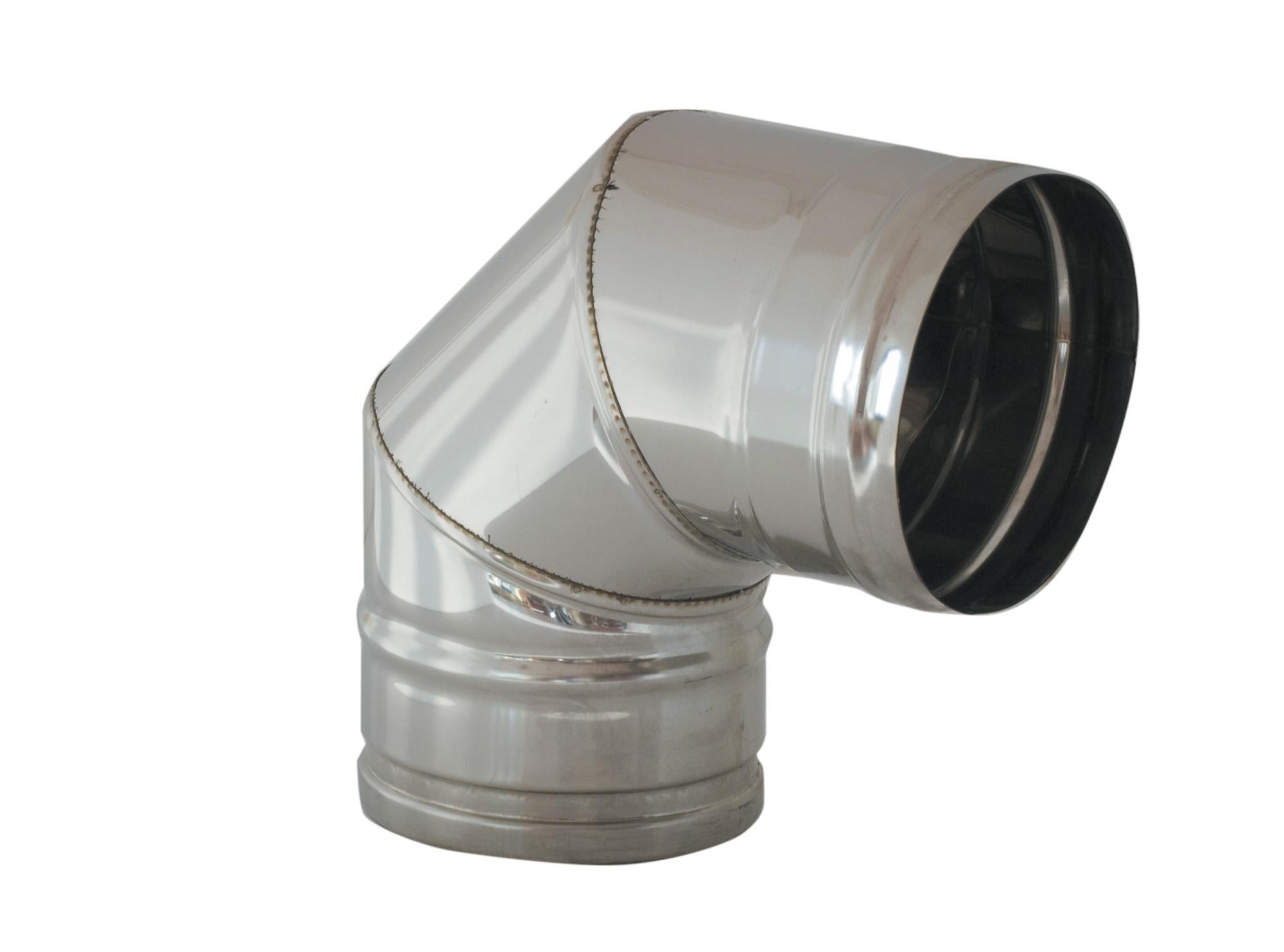 Réduction (Raccord) En Inox AISI 304/316 Pour Conduit De Cheminée - Diamètre Mâle 250 Mm Vers Femelle Variable