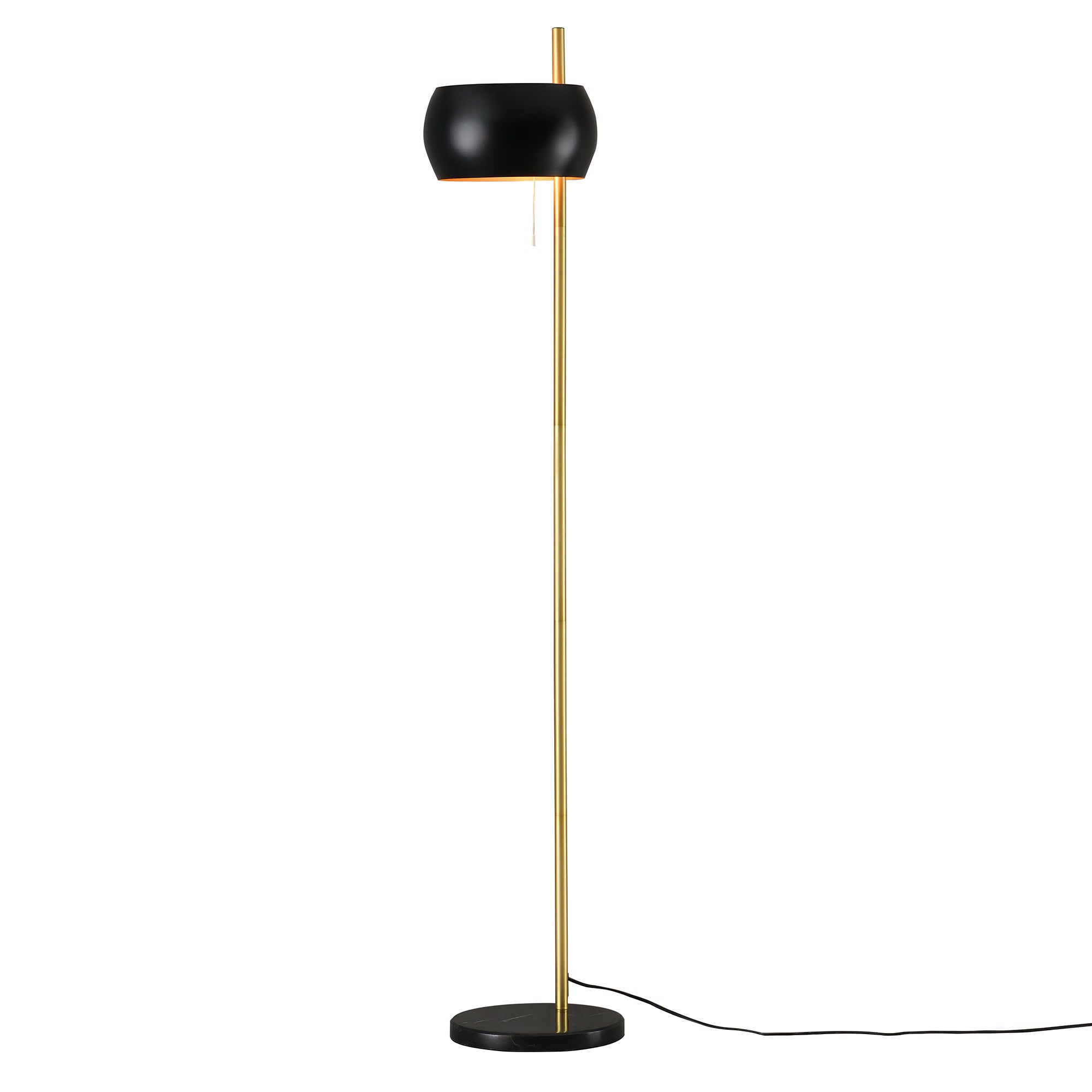Lampadaire Salon LED Dimmable 2950 Lumen 3000K avec Commande Tactile Lampe  sur Pied Noir