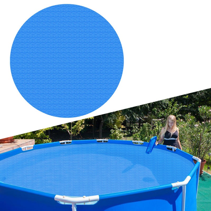 Lona rectangular para piscina, cubierta solar, para verano, impermeable,  para piscina, para exteriores, con ojales, fácil de instalar (color : 500