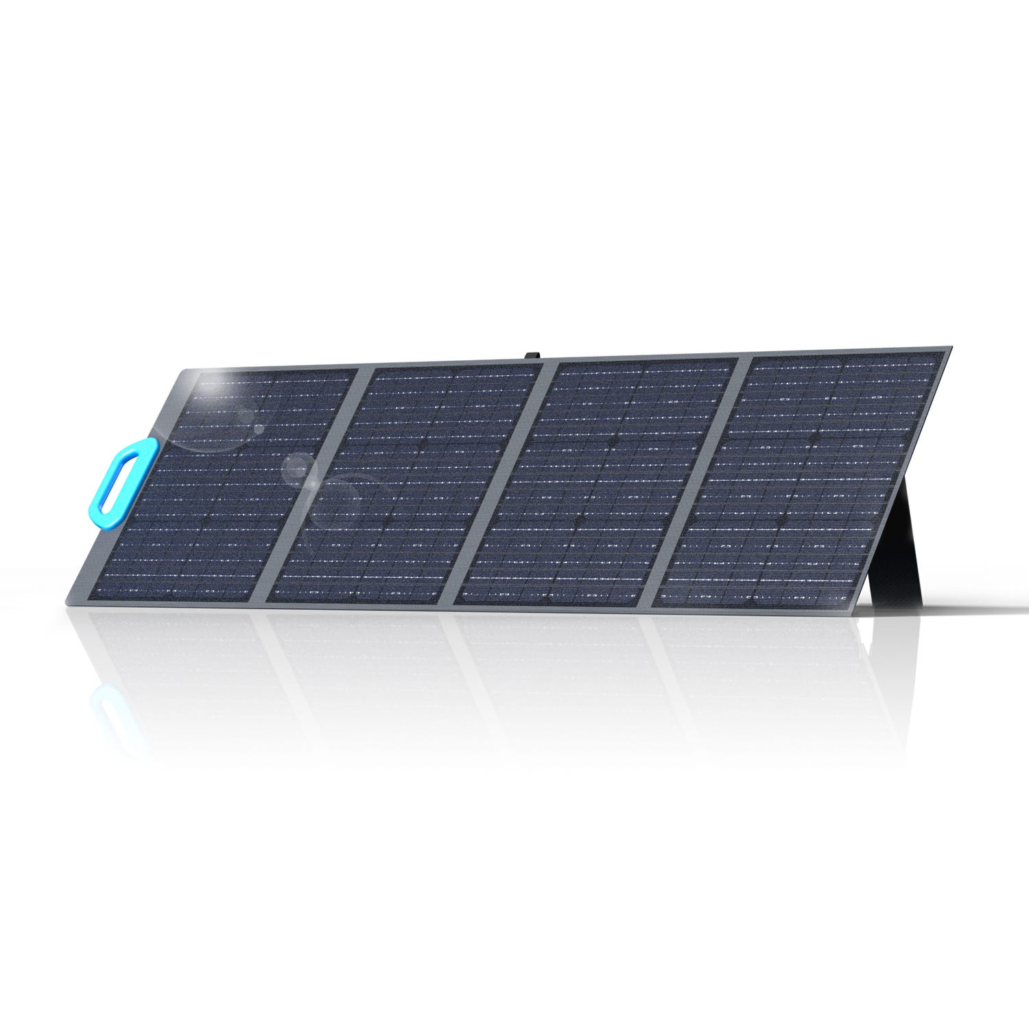 Panel Solar BLUETTI PV120, 120W Monocristalino PV120 Panel Solar  Fotovoltaico Plegable y Portátil IP54 con Asa de Puerto y Patas Ajustables