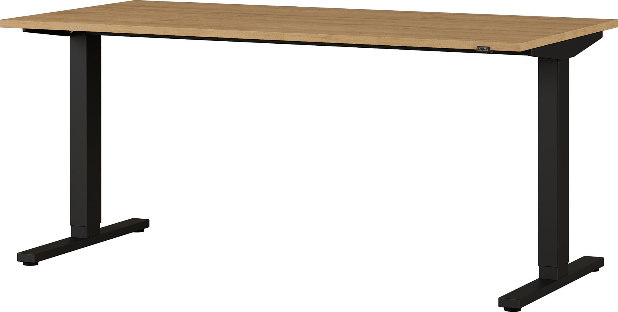 Bureau assisdebout électrique Quadra Longueur 160 cm Leroy Merlin