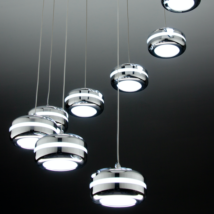 Lustre Suspension Leds Au Design Moderne Leroy Merlin