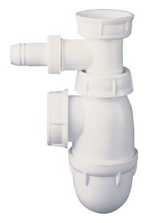 Siphon de lavabo à joints intégrés réglable 39 à 98mm