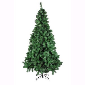 Albero di Natale SLIM GHERKIN Stretto Verde 150cm 288 Rami PVC