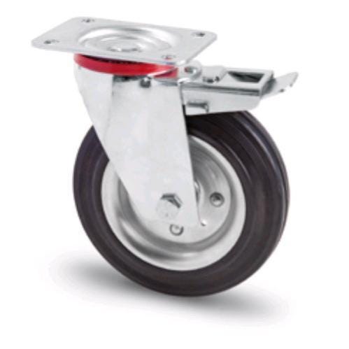 Ruota Industriale Kippen 1601A Con Piastra Girevole - Ø100mm, Portata 100kg | Per Carrelli E Attrezzature - Foto 10