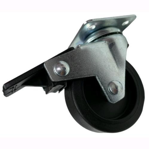 Ruote Piroettanti Industriali Rotelle Girevoli Con Piastra Per Carrelli Banchi Da Lavoro 140 Mm Sciolta 84922066