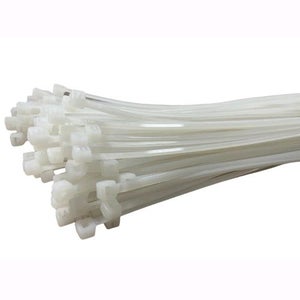 Vinabo Fascette Elettricista Nylon Cavi Stringicavo 200 x 2,5 mm, Fascette  Stringicavo per Piante, Fascette Plastica per Cablaggio, 110 Pezzi, Bianco