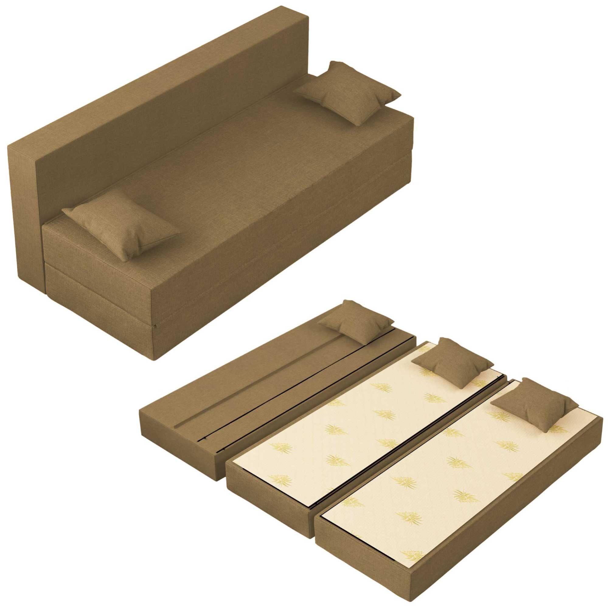 Baldiflex Divano Letto 3 Posti Modello TreTris Rivestimento Sfoderabile E Lavabile, Colore Blu - Foto 7