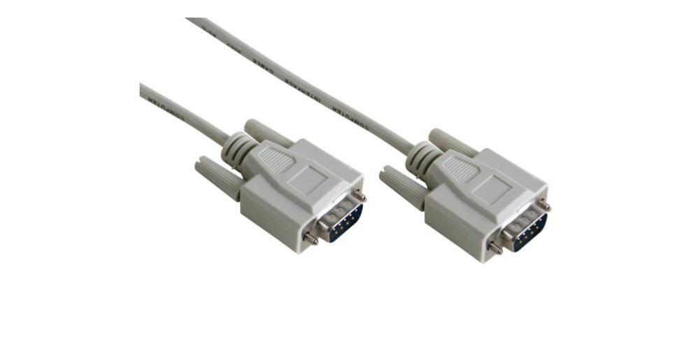 Any brand SERIAL CABLE SUBD9 MALE SUBD9 MALE / 2m Leroy Merlin