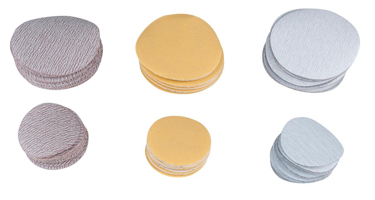 50 Dischi Abrasivi Da 2 Pollici Grana 600 - Carta Vetrata Rotonda Con Velcro - Ossido Di Alluminio - Verde