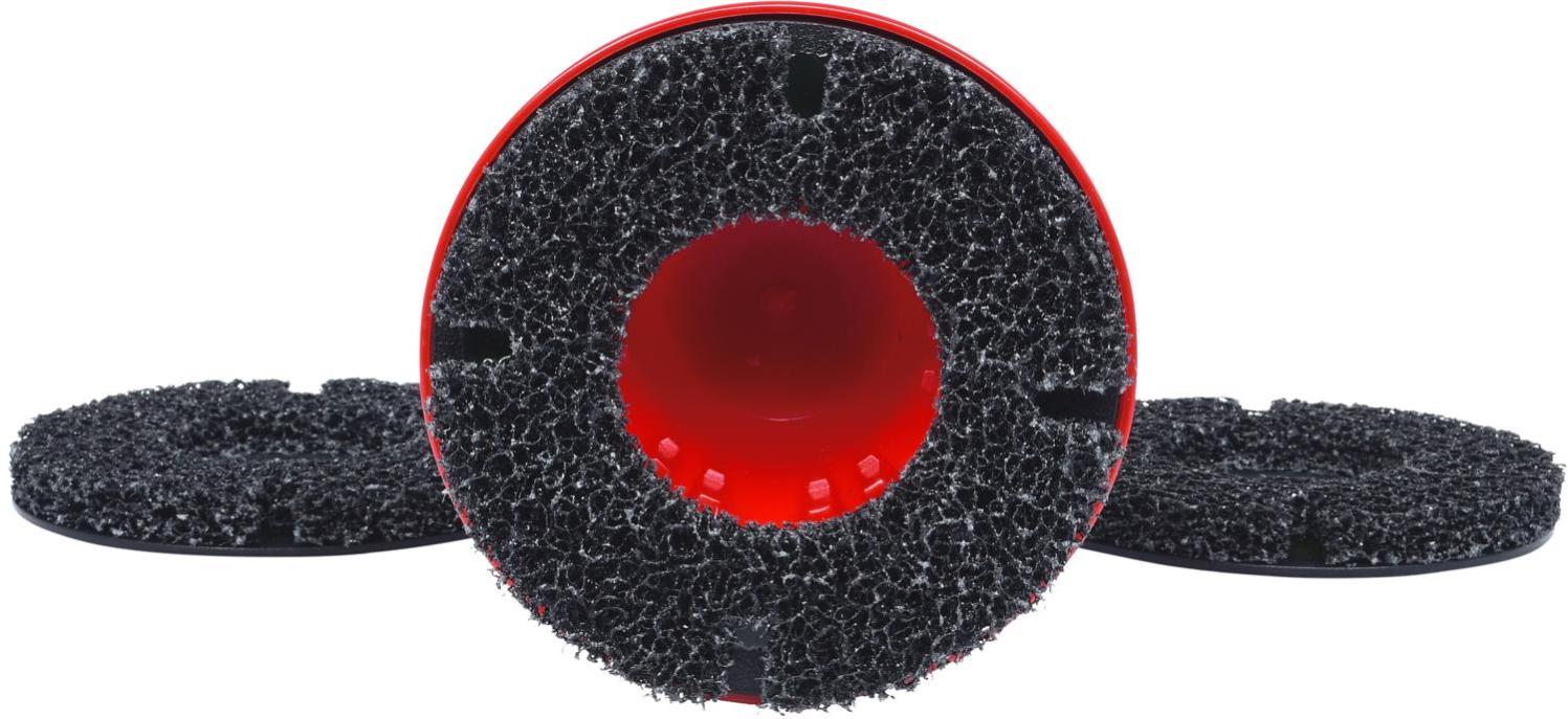 Smerigliatrice HERZO 1400W Per Cemento E Mattoni - Set Completo Con Disco Diamantato 125mm E Aspirazione - Foto 9