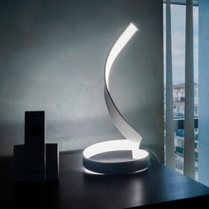 Lampe de bureau LED design avec ventilateur sans pale intégré- Ping City