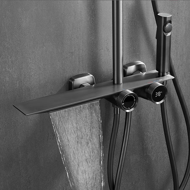 Vente de colonne de douche avec mitigeur thermostatique chromé à La Garde  Var - Expérience Carrelage