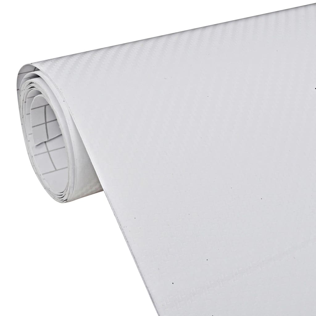 Vidaxl láminas 3d para coches 2 uds blanco 100x150 cm