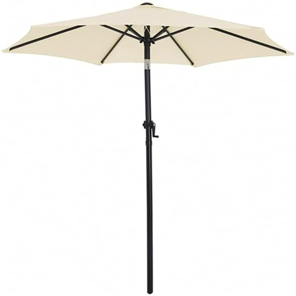 Milani Home - Ombrellone Da Giardino 3x3 Palo Centrale Nero Telo Grigio Per Esterno Ristorante Gelateria Bar Hotel Albergodi Colorenero 87093336