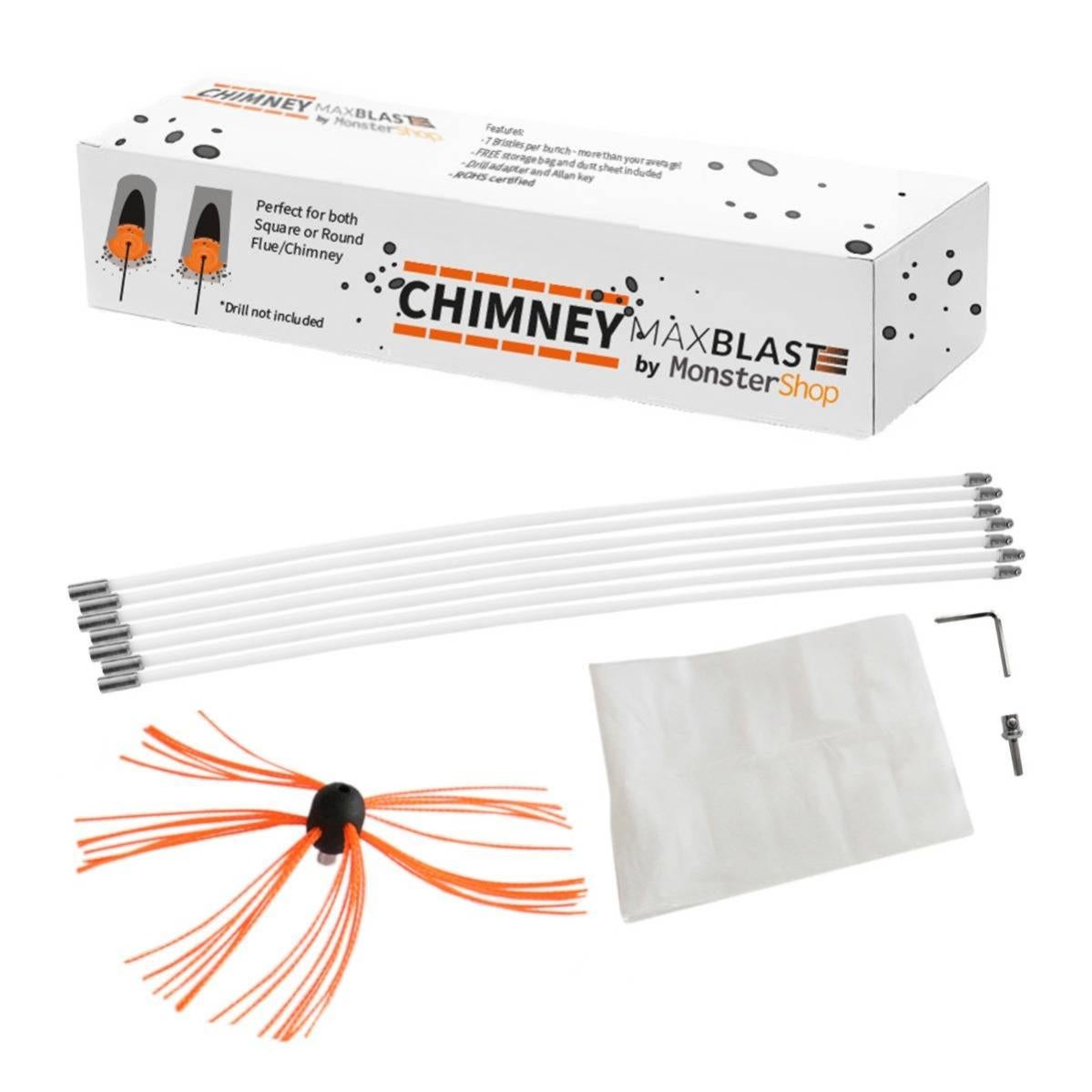 Scovolo Tondo Per Pulizia Camini - Diametro 200 Mm, Con Attacco Per Fune - Foto 3