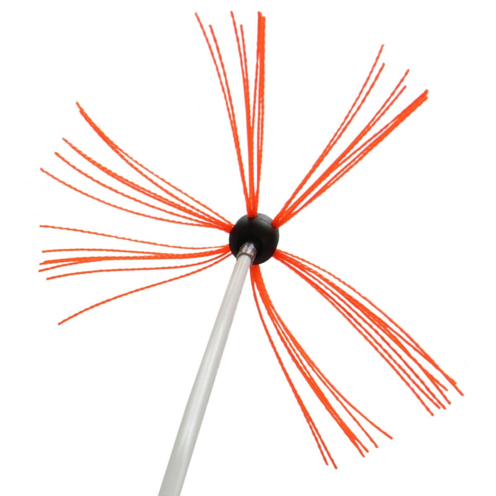 Kit Pulizia Camini MaxBlast - Scovolo Per Trapano Con 6 Spazzole, Asta Flessibile 11m Per Canna Fumaria - Foto 12