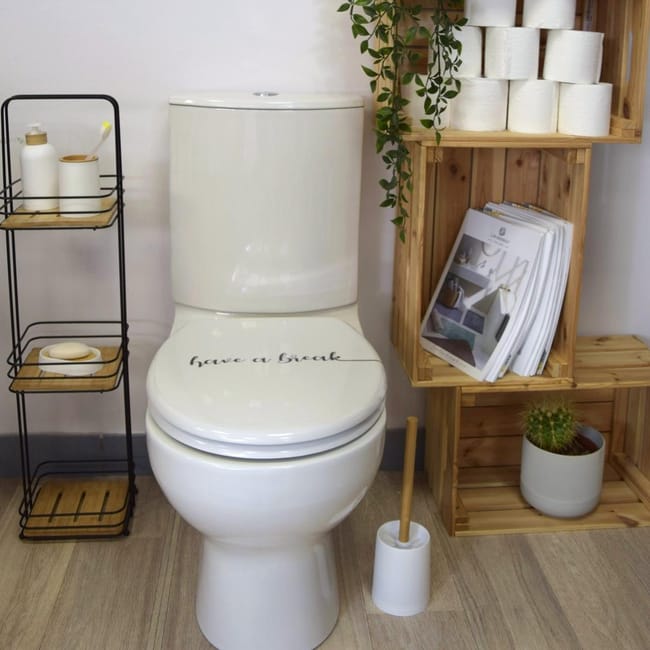 Abattant wc plastique thermodur blanc 44cm urban Leroy Merlin