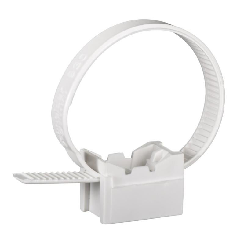 10 Colliers De Serrage Acier Inoxydable 17mm - Avec Revêtement Caoutchouc - Fixation Câbles