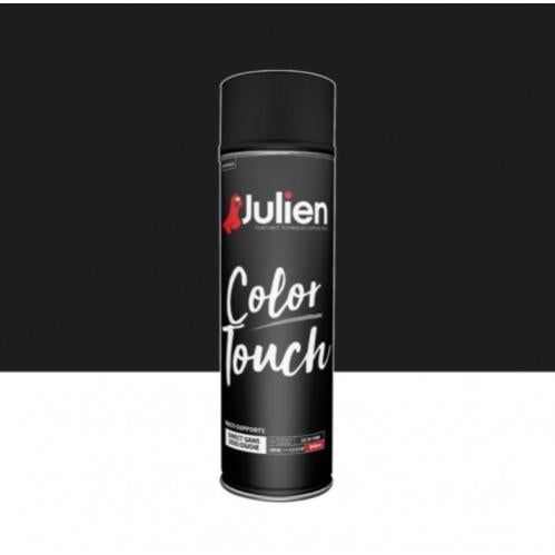 Lot De 2 Bombes De Peinture JULIEN Noir Mat – Multi-supports 2 X 600ml (Réf 1.1243.1)