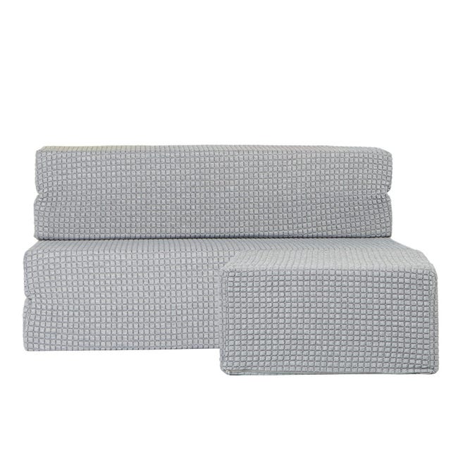Colchón y sofá Cama Plegable 17cm + puf sillon Invitados espuma auxiliar o  colchoneta doble (133x190X 17) | Leroy Merlin