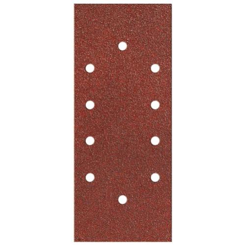 Patins Abrasifs Wolfcraft Grain 80 – Lot De 8, Dimensions 115 X 280 Mm – Pour Ponceuse Vibrante, Corindon – Pour Bois Et Métaux