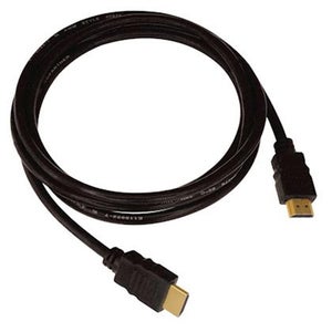 Câble HDMI Plat 4K Ultra HD High Speed noir audio/vidéo mâle/mâle 1,50  mètre Gold - SEDEA - 914542
