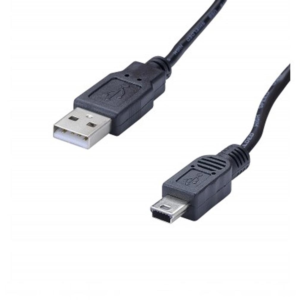 Câble USB 2.0 A vers B noir 1m80