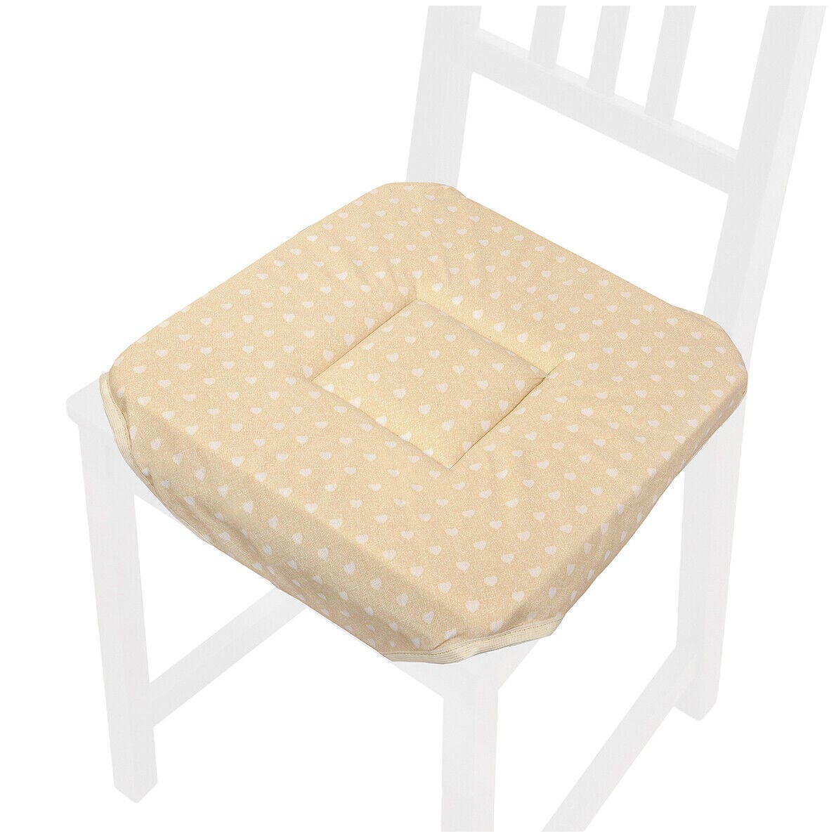 Cuscino sedia cucina con lacci 40x40 cm, 70