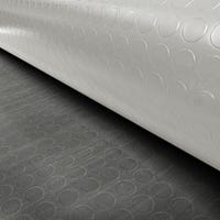 Zerbino Gomma Tappeto Isolante Antiurto Antiscivolo Copripavimento Nero Rigato 120x700 Cm 87487115 - Foto 6