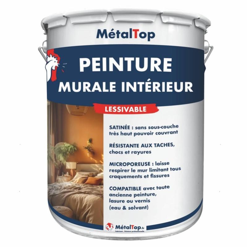 Peinture Murale Interieur - Metaltop - Bleu Ciel - RAL 5015 - Pot 5L ...