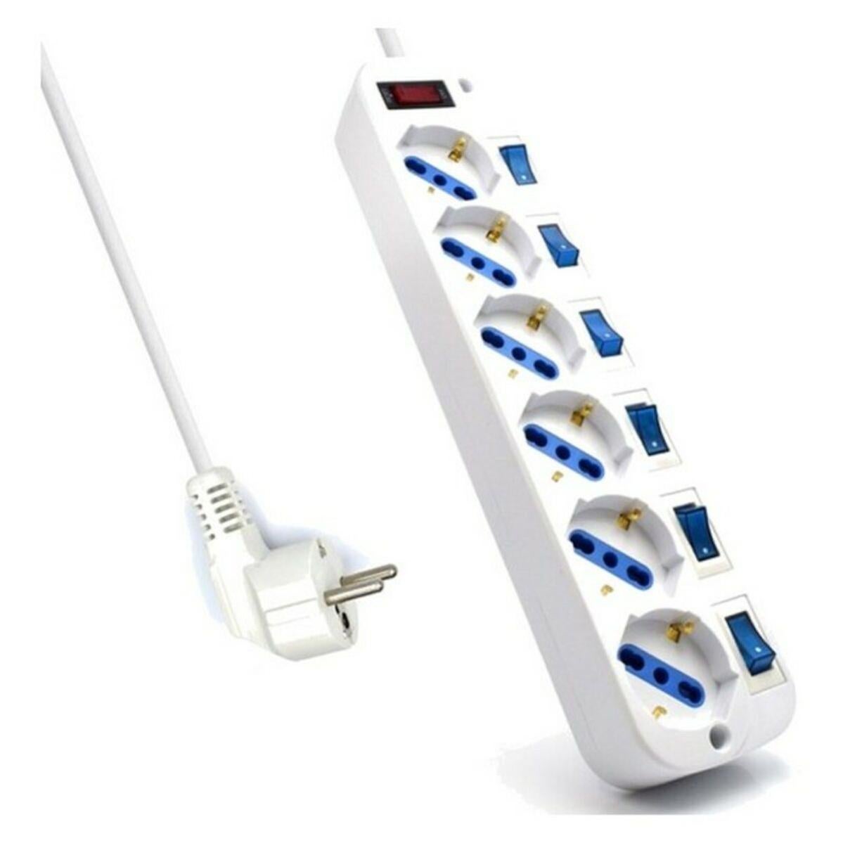 REGLETA EWENT EW3932 6 TOMAS C/INTERRUPTOR - miniatura 4