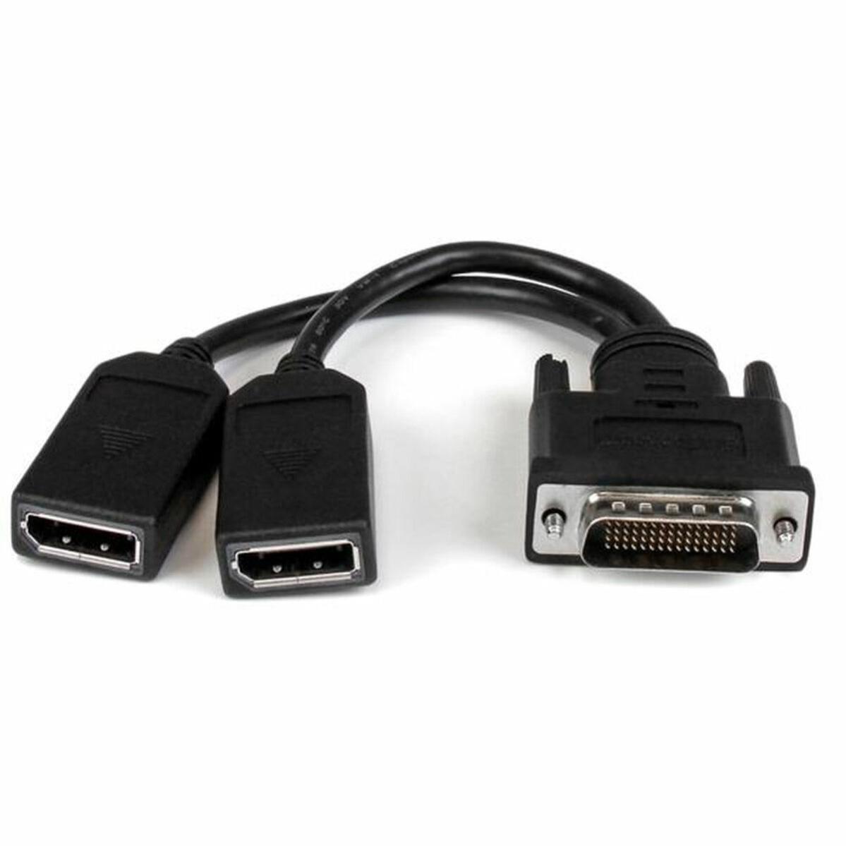 Câble DisplayPort Startech DMSDPDP1 20 cm DisplayPort x 2 Noir Leroy